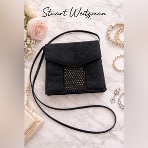 Stuart Weitzman Elegant Black Crossbody Bag